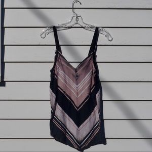 URBAN OUTFITTERS “V” Striped Swing Tank